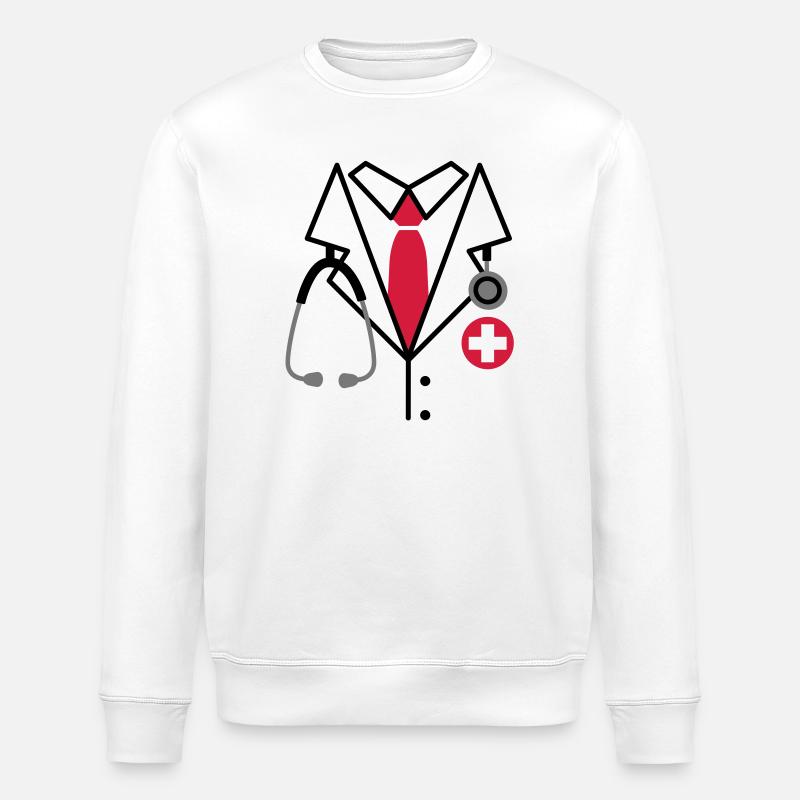 Ärztin - Stanley/Stella Unisex Bio-Sweatshirt ROLLER - Weiß