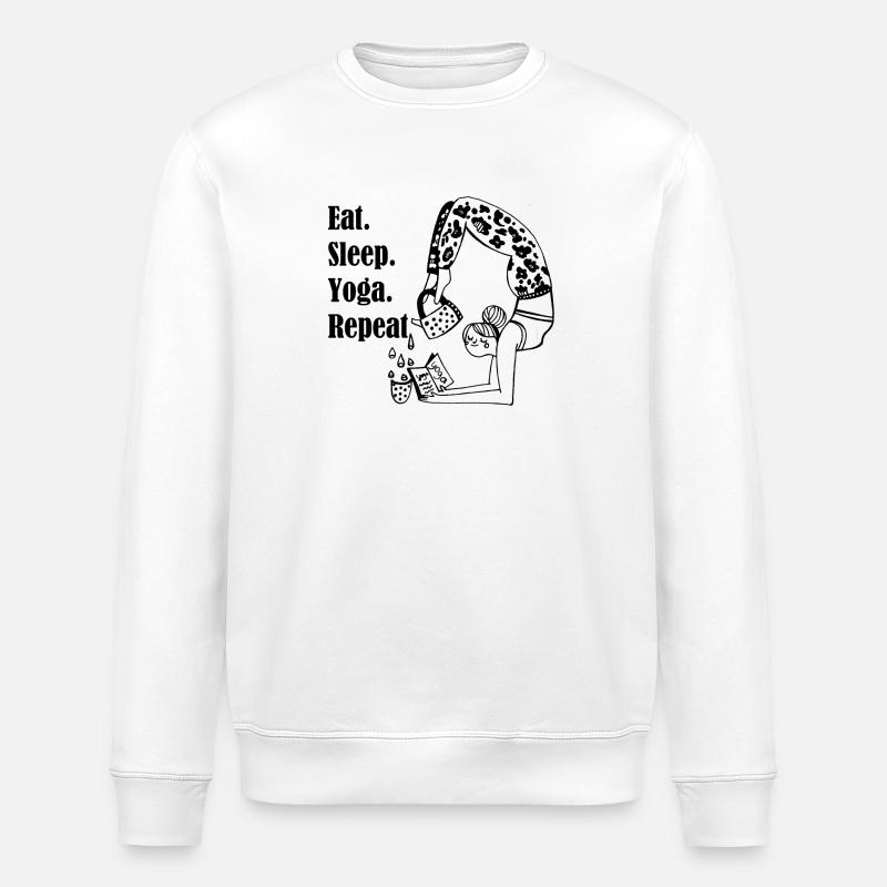 Yoga - Stanley/Stella Unisex Bio-Sweatshirt ROLLER - Weiß
