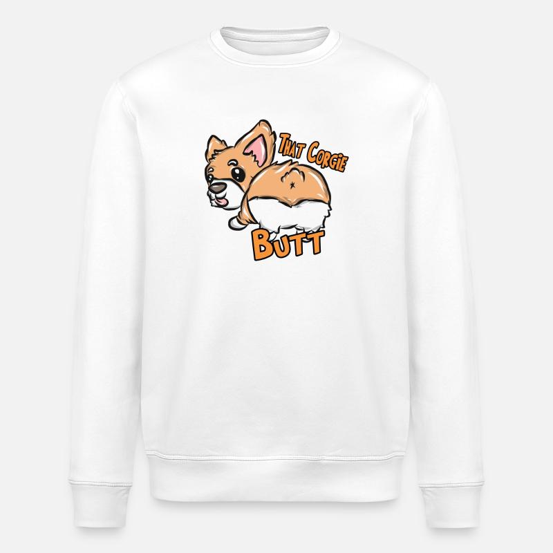 Hund - Stanley/Stella Unisex Bio-Sweatshirt ROLLER - Weiß