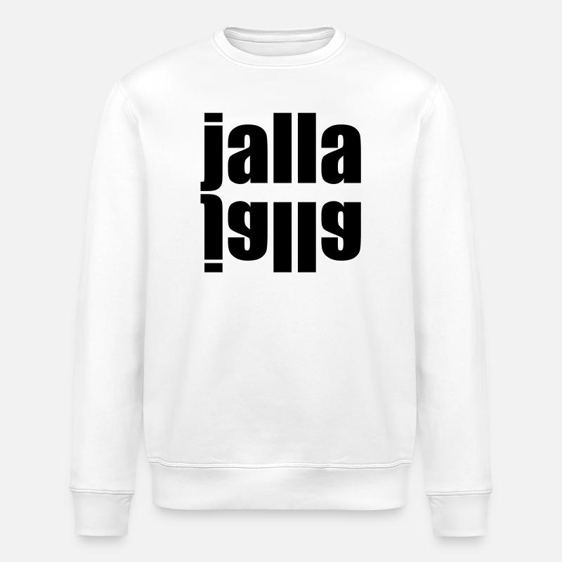 Jalla jalla | schnell schnell - Sweat bio ROLLER Stanley/Stella Unisexe - blanc