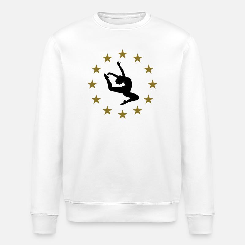 Springen & Sternen - Stanley/Stella Unisex Bio-Sweatshirt ROLLER - Weiß