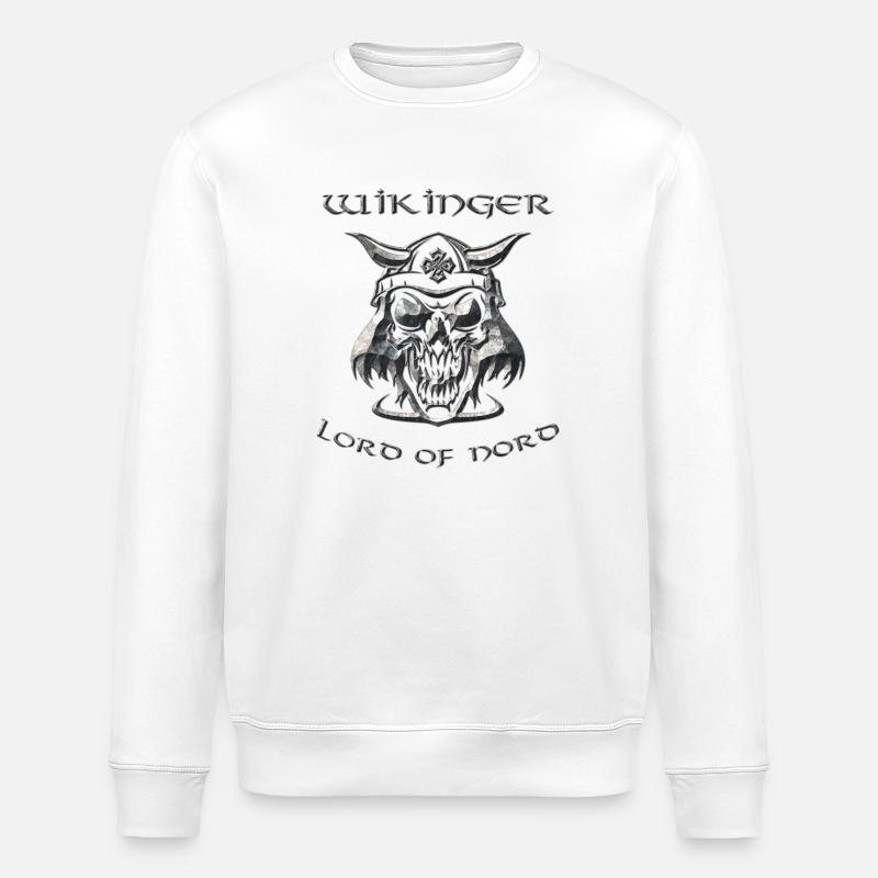 Wikinger 1 - Stanley/Stella Unisex Bio-Sweatshirt ROLLER - Weiß