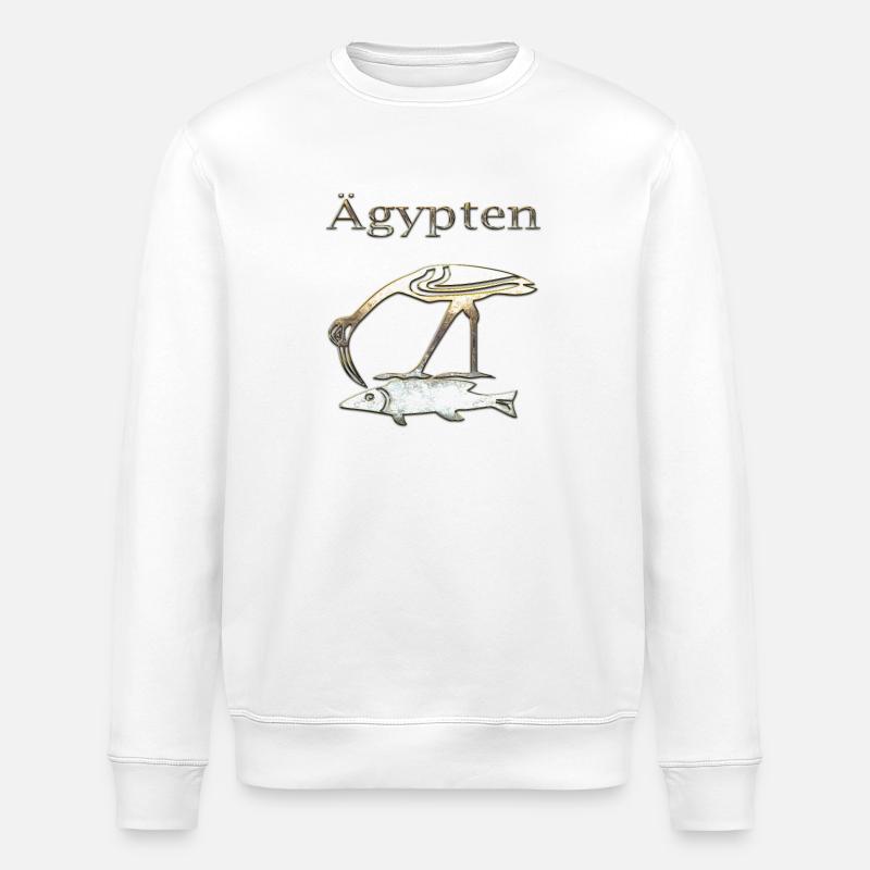 Egypte 85 - Sweat bio ROLLER Stanley/Stella Unisexe - blanc