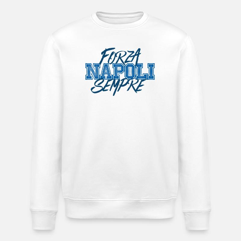 Forza Napoli Sempre - Stanley/Stella Unisex Bio-Sweatshirt ROLLER - Weiß