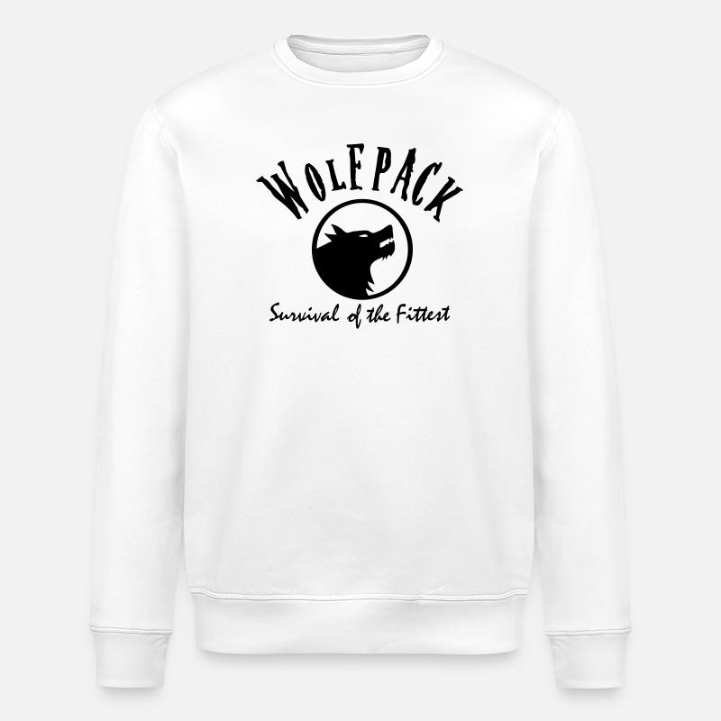 wolfpack - Sweat bio ROLLER Stanley/Stella Unisexe - blanc