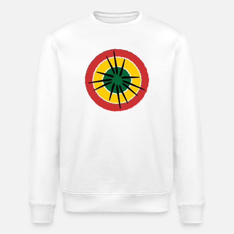 reggae - Stanley/Stella ROLLER Unisex Organic Sweatshirt - white