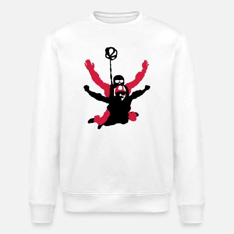 Tandemsprung - Stanley/Stella Unisex Bio-Sweatshirt ROLLER - Weiß