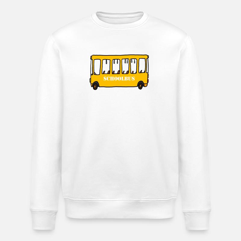 Schoolbus - Stanley/Stella Unisex Bio-Sweatshirt ROLLER - Weiß