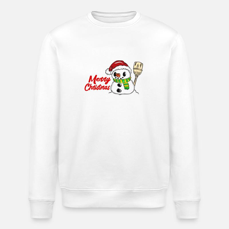 Noël - Sweat bio ROLLER Stanley/Stella Unisexe - blanc