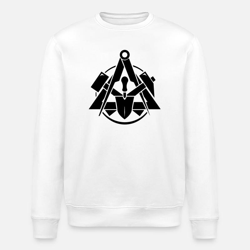 Maurer Logo - Sweat bio ROLLER Stanley/Stella Unisexe - blanc