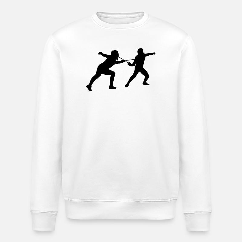 fechten - Stanley/Stella ROLLER Unisex Organic Sweatshirt - white