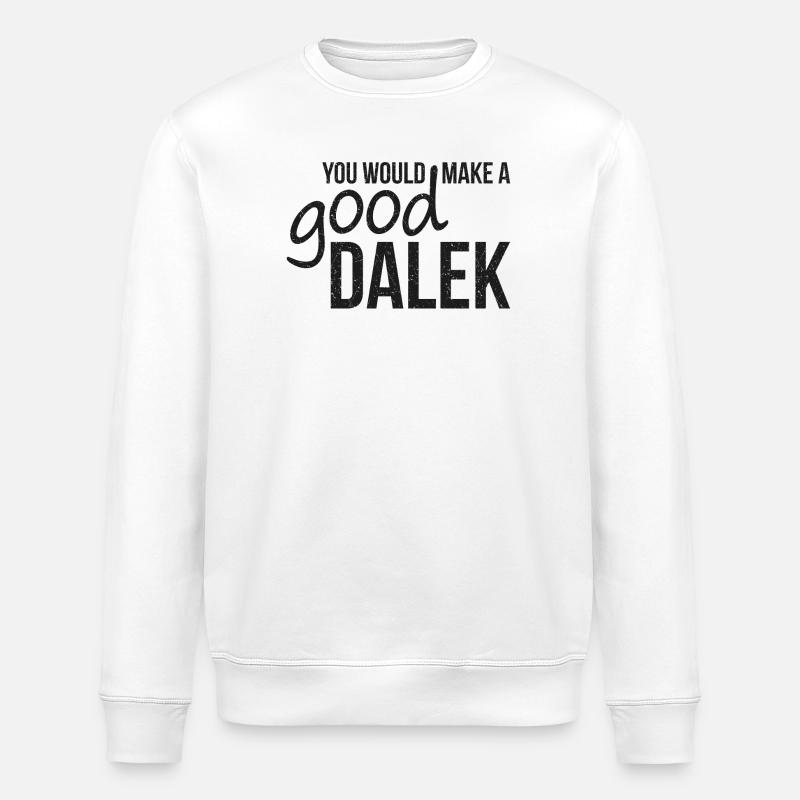 Dalek - Sweat bio ROLLER Stanley/Stella Unisexe - blanc