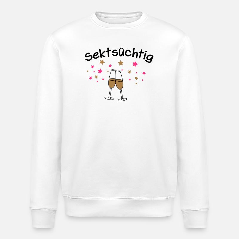 Sektsüchtig - Stanley/Stella Unisex Bio-Sweatshirt ROLLER - Weiß