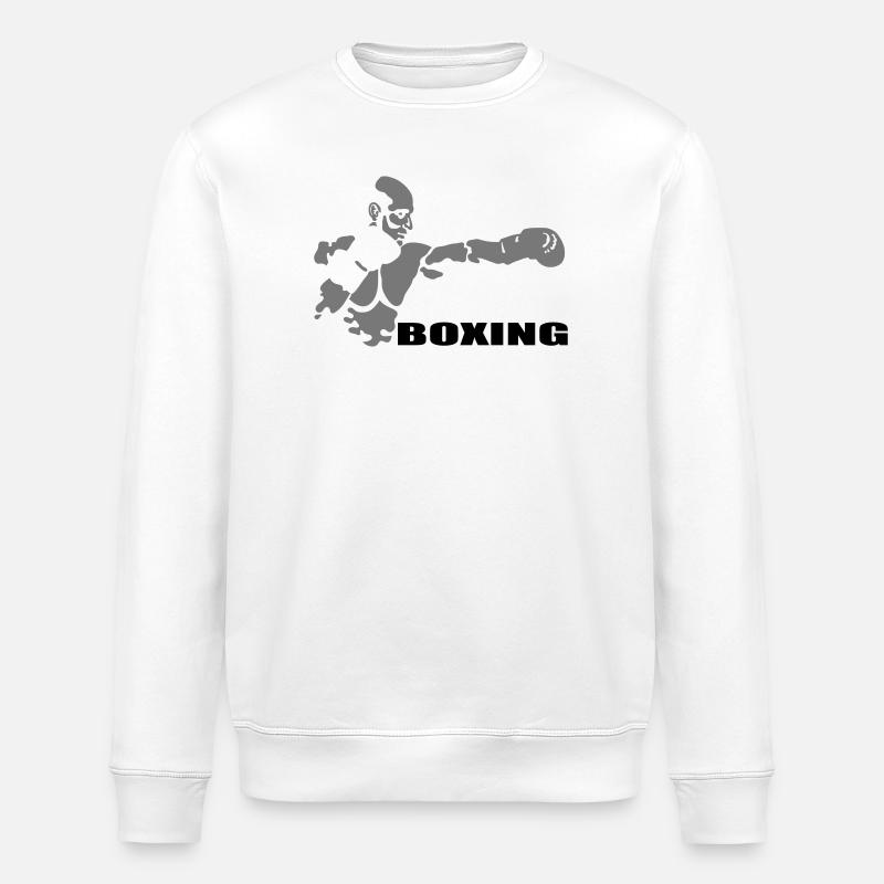Boxing - Stanley/Stella Unisex Bio-Sweatshirt ROLLER - Weiß