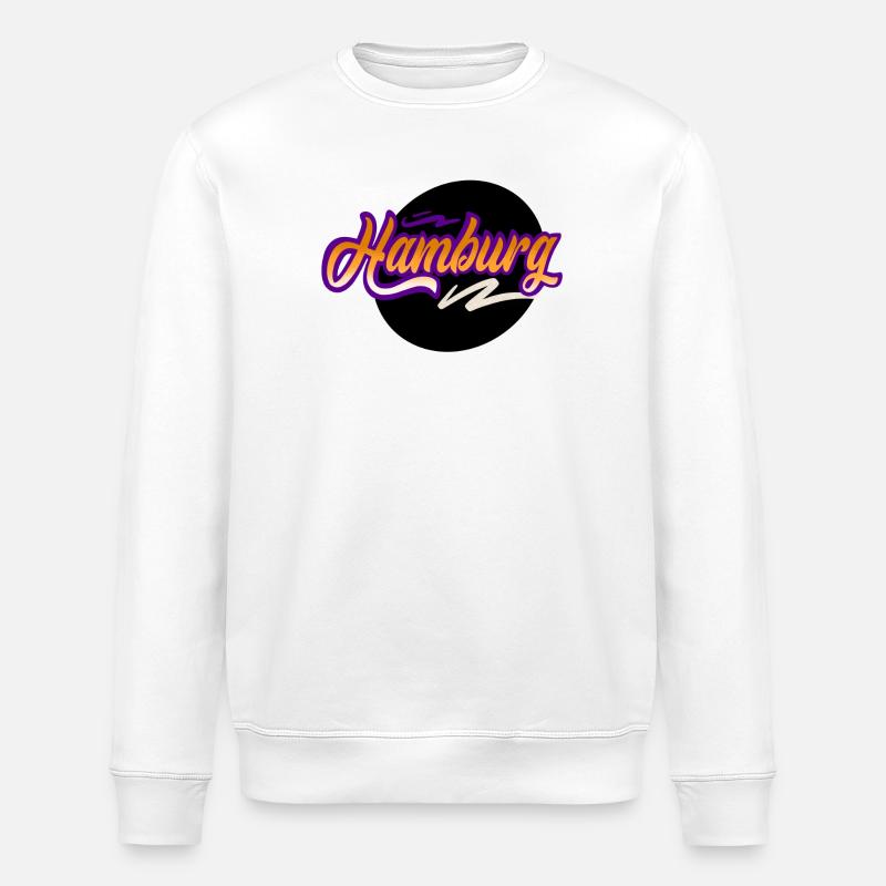 Hamburg - Stanley/Stella Unisex Bio-Sweatshirt ROLLER - Weiß