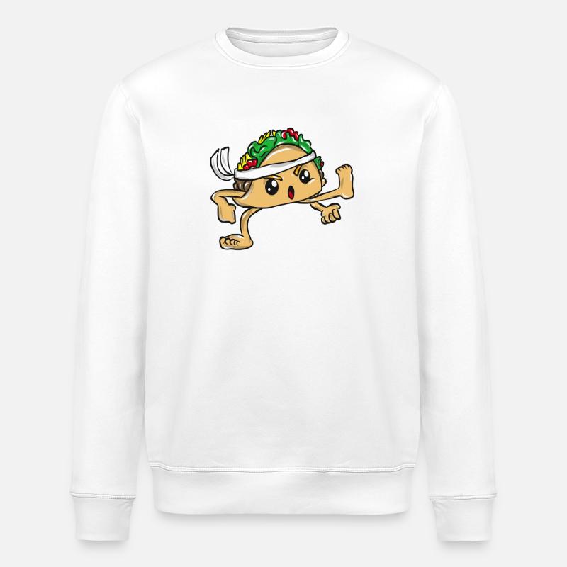 Taco Essen Mexico - Stanley/Stella Unisex Bio-Sweatshirt ROLLER - Weiß