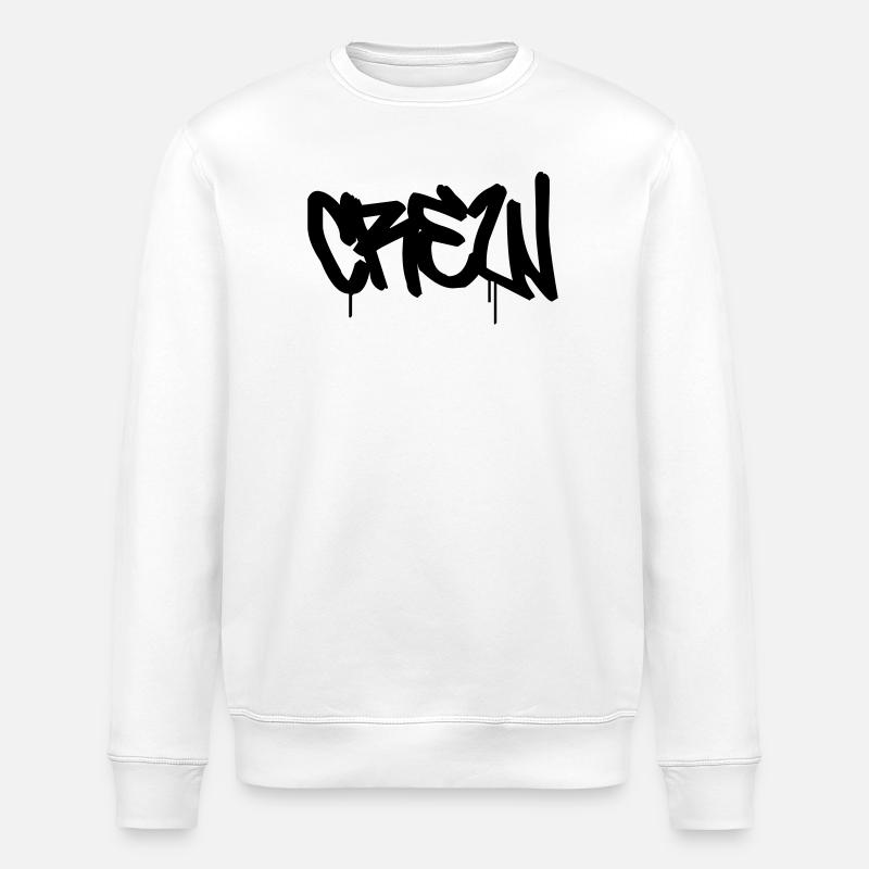 CREW - Stanley/Stella ROLLER Unisex Organic Sweatshirt - white
