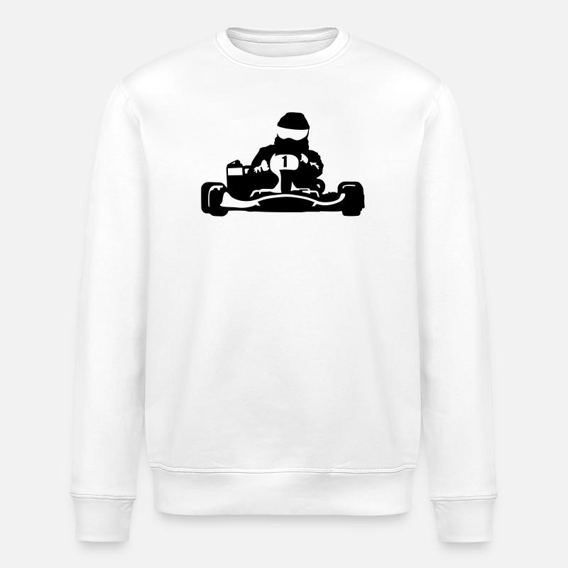 karting - Sweat bio ROLLER Stanley/Stella Unisexe - blanc