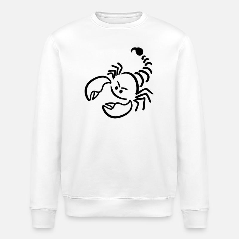 skorpion - Sweat bio ROLLER Stanley/Stella Unisexe - blanc