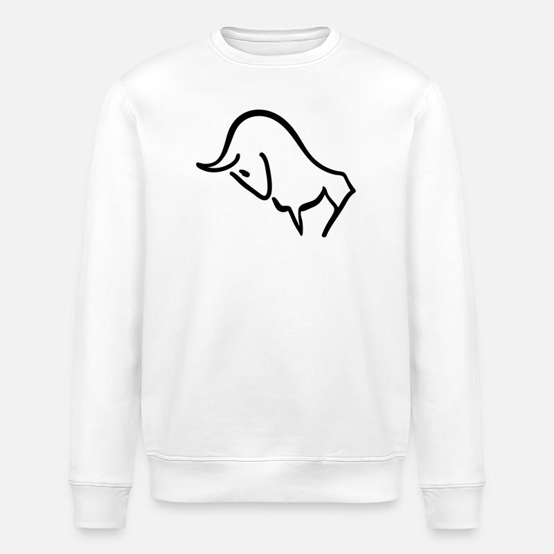 stier - Sweat bio ROLLER Stanley/Stella Unisexe - blanc