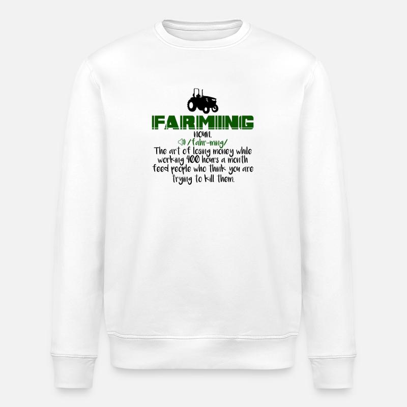 Farming Definition - Stanley/Stella Unisex Bio-Sweatshirt ROLLER - Weiß