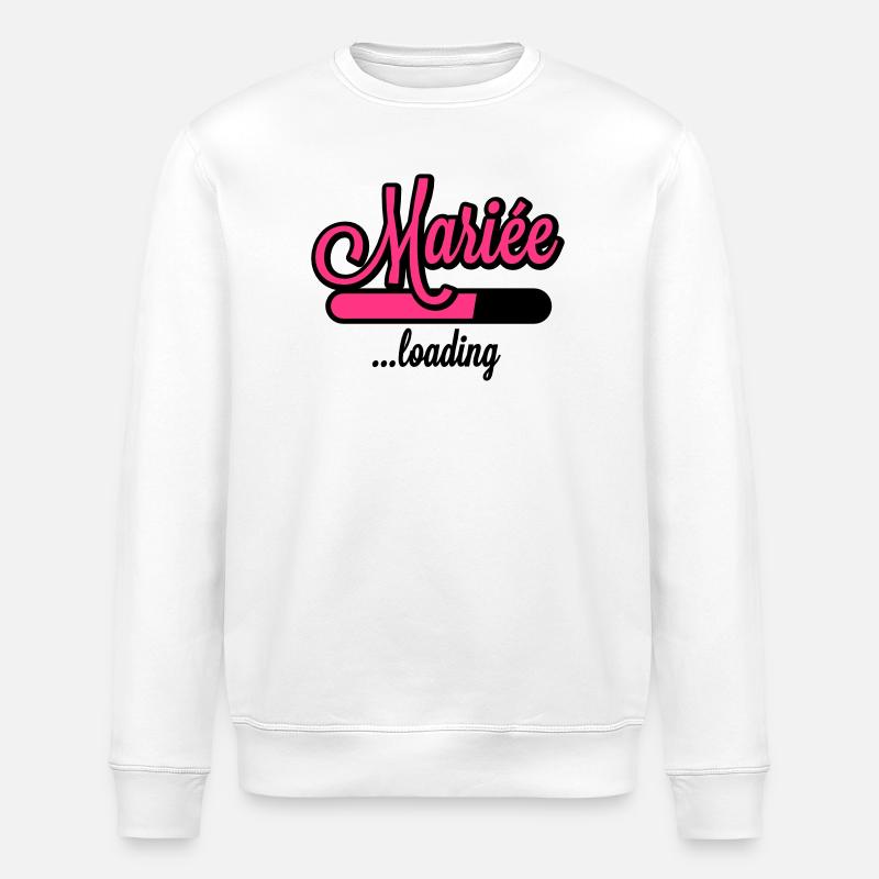 Mariée loading - Stanley/Stella ROLLER Unisex Organic Sweatshirt - white