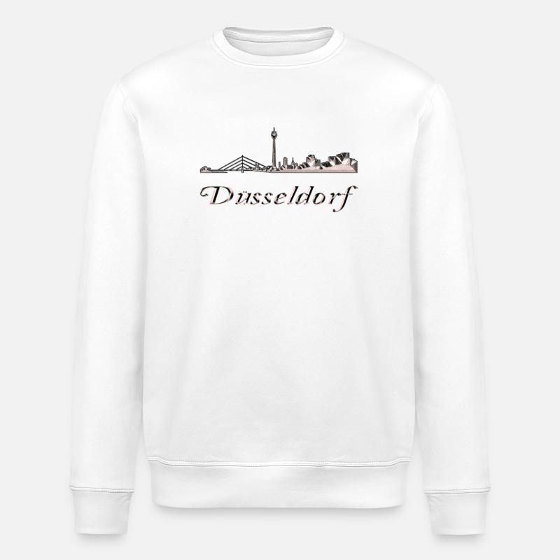 Dusseldorf - Stanley/Stella ROLLER Unisex Organic Sweatshirt - white