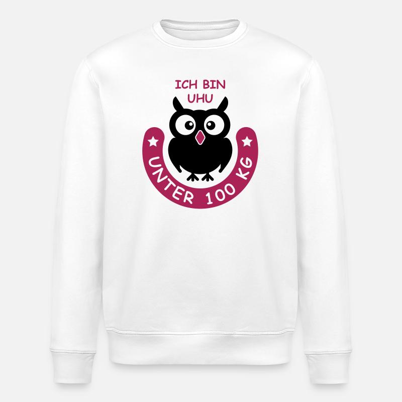 UHU unter hundert Kilo - Stanley/Stella Unisex Bio-Sweatshirt ROLLER - Weiß