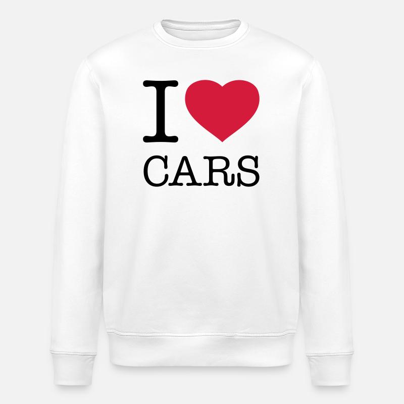 J’AIME LES VOITURES Autos - Sweat bio ROLLER Stanley/Stella Unisexe - blanc