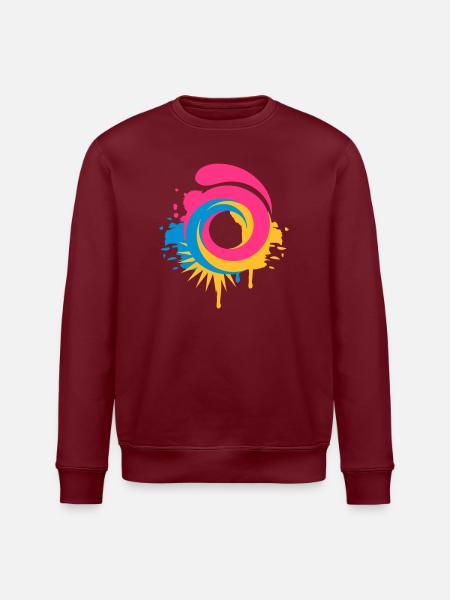 Un graffiti vortex - Sweat bio ROLLER Stanley/Stella Unisexe - blanc