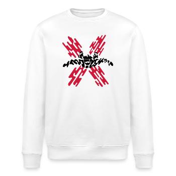 skydiver extreme - Sweat bio ROLLER Stanley/Stella Unisexe - blanc - Devant - Nik (191cm)