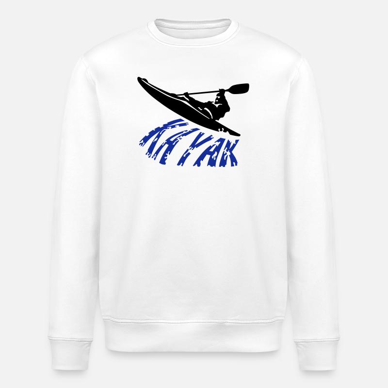 Kayak - Stanley/Stella Unisex Bio-Sweatshirt ROLLER - Weiß