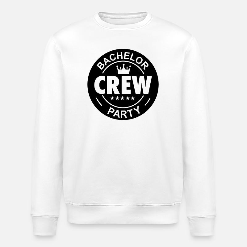 junggeselle bachelor party - Stanley/Stella Unisex Bio-Sweatshirt ROLLER - Weiß