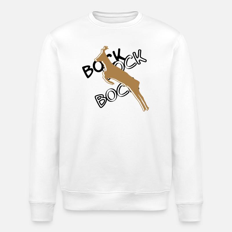 Bock³ - Stanley/Stella Unisex Bio-Sweatshirt ROLLER - Weiß