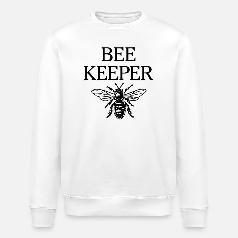 Beekeeper - Sweat bio ROLLER Stanley/Stella Unisexe - blanc