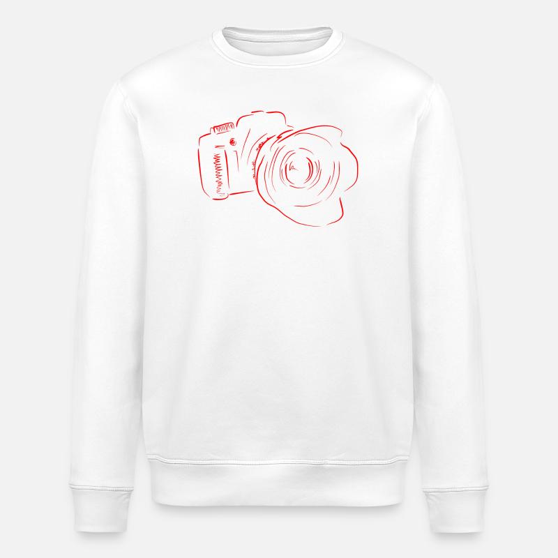 kamera - Stanley/Stella Unisex Bio-Sweatshirt ROLLER - Weiß