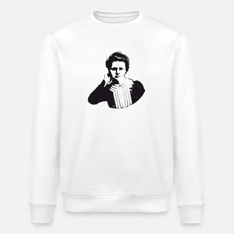 Marie Curie - Sweat bio ROLLER Stanley/Stella Unisexe - blanc