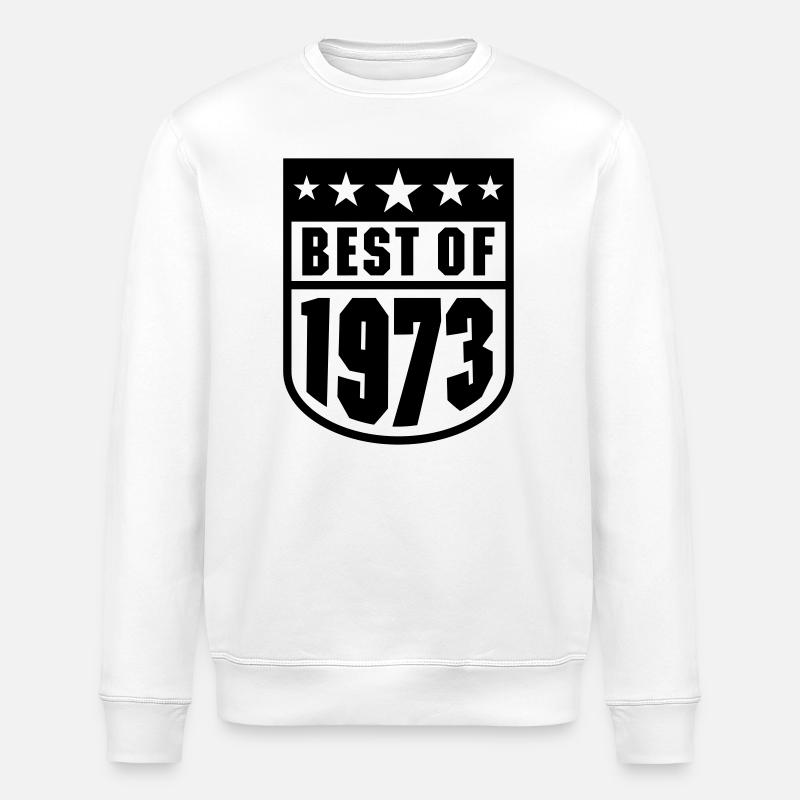 Best of 1973 - Stanley/Stella Unisex Bio-Sweatshirt ROLLER - Weiß