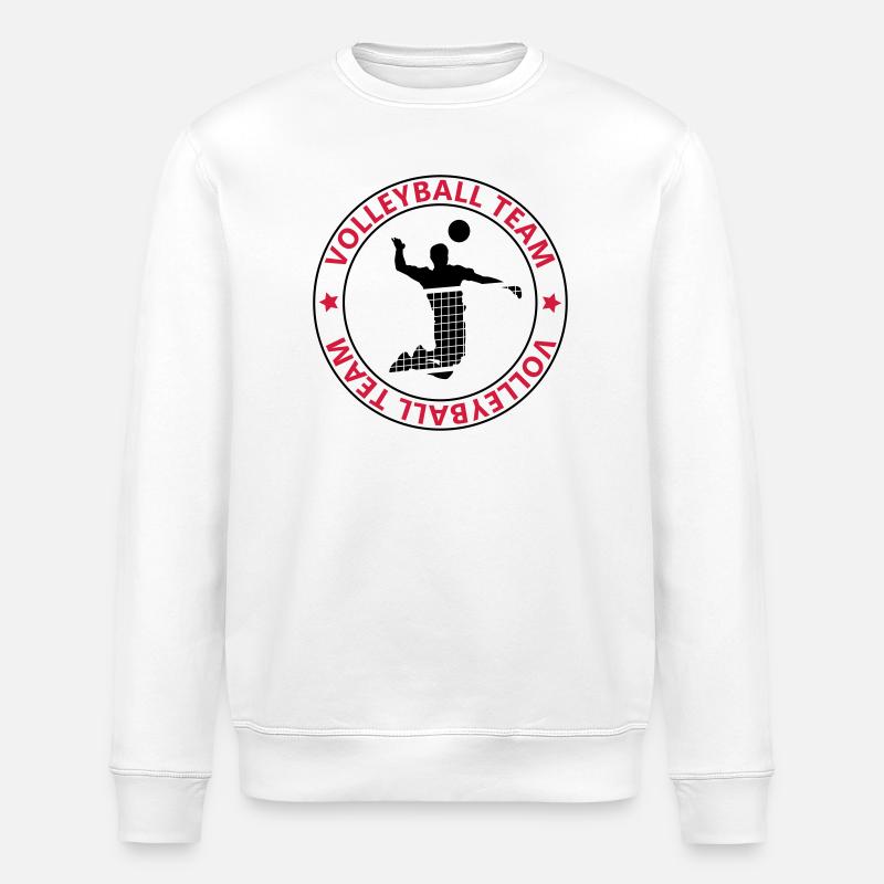 Volleyball team - Stanley/Stella Unisex Bio-Sweatshirt ROLLER - Weiß
