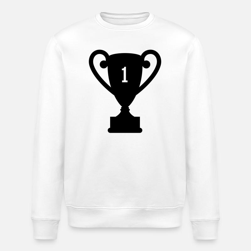 Trophée trophée - Sweat bio ROLLER Stanley/Stella Unisexe - blanc