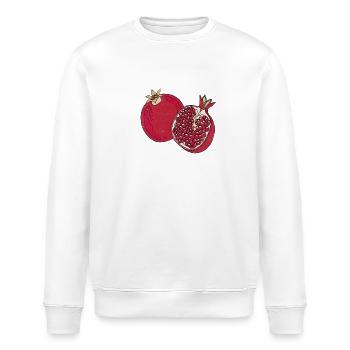 Grapefruit Summer Fruit Delicious Fun Gift - Stanley/Stella ROLLER Unisex Organic Sweatshirt - white - Front - Nik (191cm)