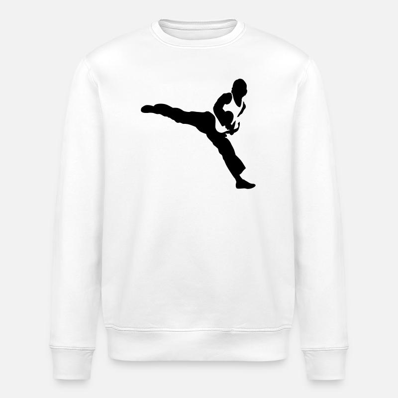 Taekwondo - Stanley/Stella Unisex Bio-Sweatshirt ROLLER - Weiß