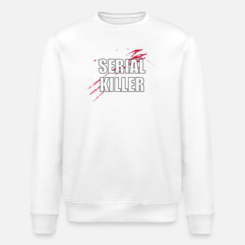 Serial Killer - Stanley/Stella Unisex Bio-Sweatshirt ROLLER - Weiß