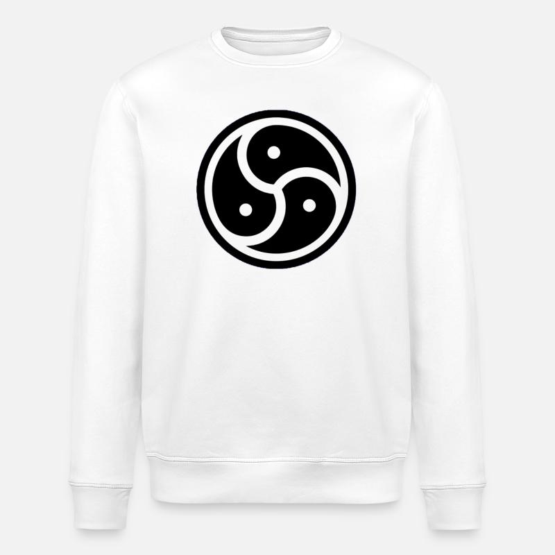 triskele - Sweat bio ROLLER Stanley/Stella Unisexe - blanc