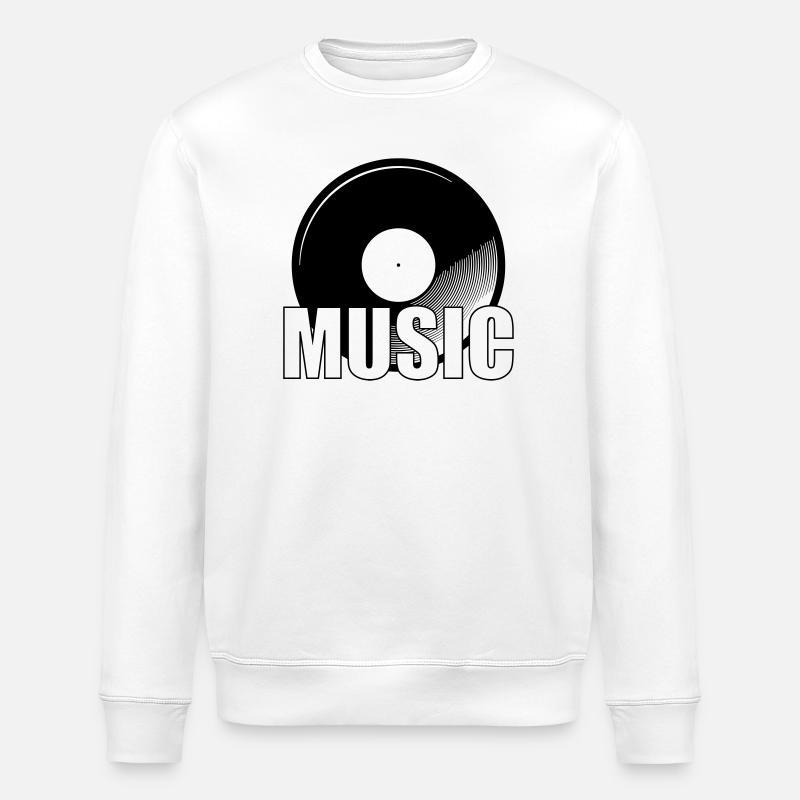 Music - Stanley/Stella Unisex Bio-Sweatshirt ROLLER - Weiß