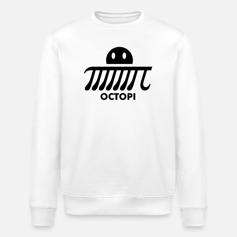 Octopi - Stanley/Stella ROLLER Unisex Organic Sweatshirt - white