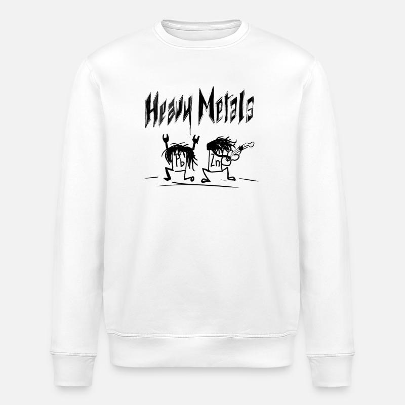 Métaux lourds Pb nad Zn - Sweat bio ROLLER Stanley/Stella Unisexe - blanc