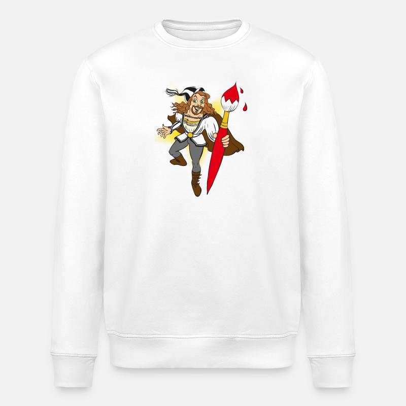 duerer-comic - Sweat bio ROLLER Stanley/Stella Unisexe - blanc