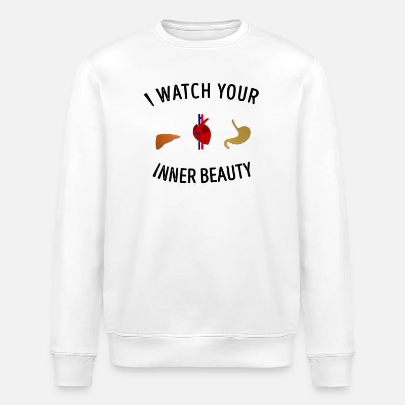 Aerzte Interne Beauté Médecine Chirurgien cadeau - Sweat bio ROLLER Stanley/Stella Unisexe - blanc
