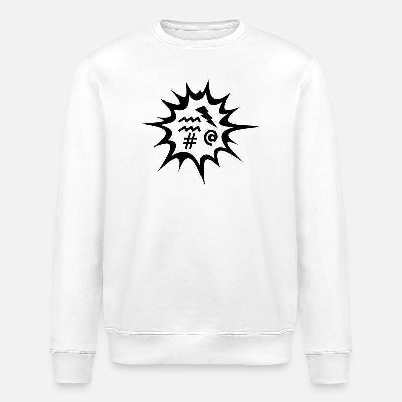 Rage - Stanley/Stella ROLLER Unisex Organic Sweatshirt - white